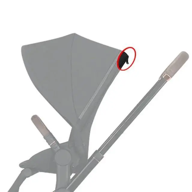 Alt view image 4 of 6 - Buggy Backrest Wrench Compatible with Cybex Priam 2/3/4 Mios 2/3 Balios S Pushchair Seat Regulator Angle Adjuster Stroller Backplate Switch(Wrench-Black)