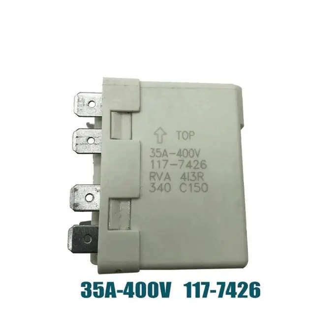 Alt view image 3 of 6 - Ice Making Machine Refrigerator Accessories 35A-400V 117-7426 Compressor Relay Starter,Compatible for Manitowo HOSHIZAKI Ice Maker