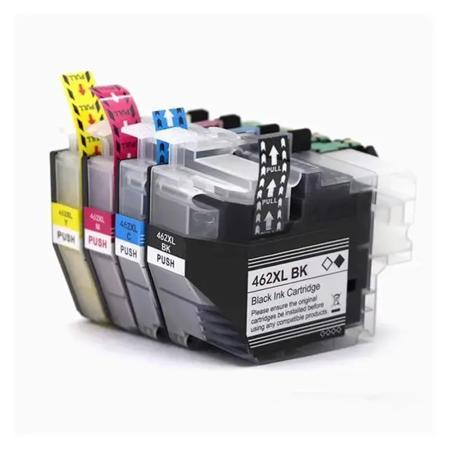 Alt view image 5 of 5 - LC462 462XL Dye Ink Compatible Cartridges for Br-Ther LC 462 MFC-J2340DW J2740DW J3540DW J3940DW Printer(1Set 4Color LC462XL)