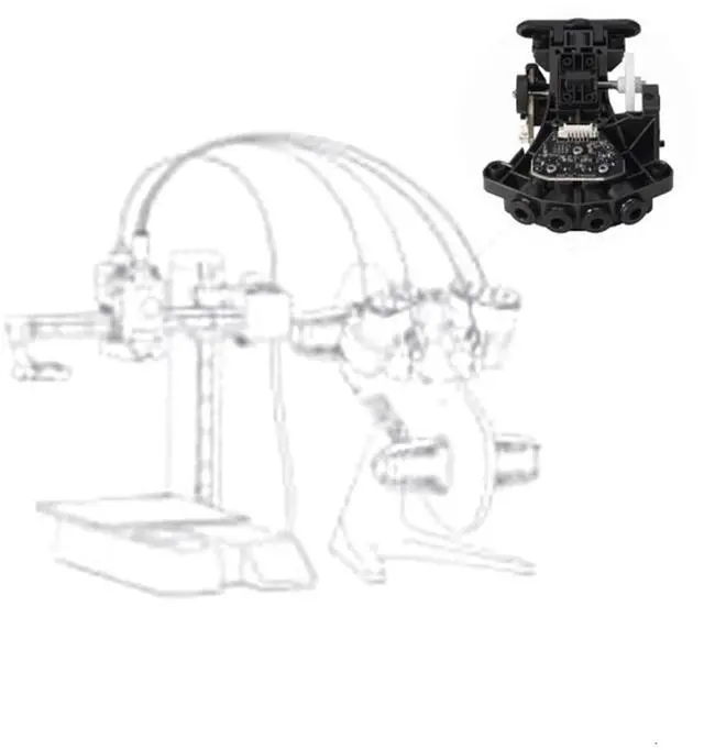 Alt view image 5 of 5 - Compatible with Bambu-Lab AMS Internal Hub Unit, Five Way Components, 3D Printed Accessories Compatible with Bambu AMS