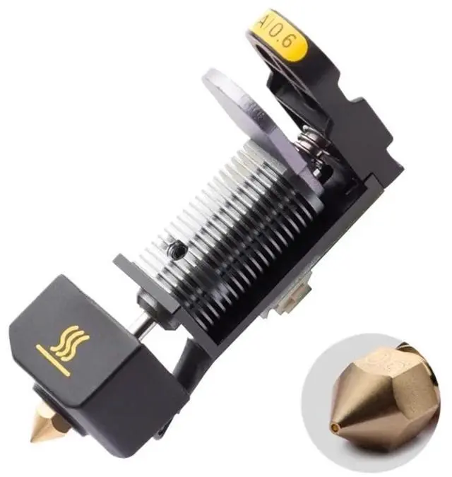 Alt view image 3 of 7 - 1pcs Fast Manufacturing Single Head Double Nozzle Module Artisan 3D Printing Hot End Compatible with Snapmaker(0.8mm hot end)