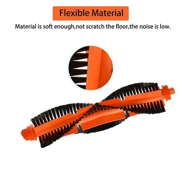 Alt view image 6 of 6 - Compatible for WYZEWVCR200SRobot Vacuum Cleaner Main Roller Brush Brush Cover Spare Parts Accessory Replacement