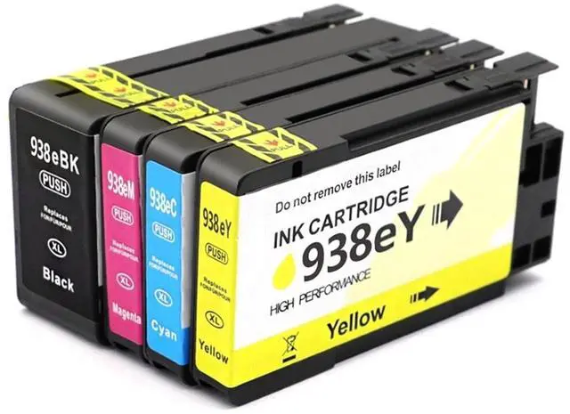 Main image of 936 937 938 936XL Ink Cartridge Compatible for HP Officejet Pro 9110b 9120 9130 9720 9730 4S6X3A 4S6X0A Printer Cartridge(938XL-1set)