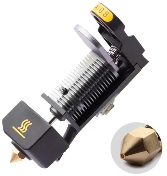 Alt view image 7 of 7 - 1pcs Fast Manufacturing Single Head Double Nozzle Module Artisan 3D Printing Hot End Compatible with Snapmaker(0.8mm hot end)