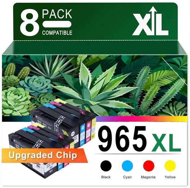 Main image of 965XL Ink Cartridge Compatible for HP 965 XL Ink Use for OFFICEJET | PRO 9010 9012 9016 9018 9019 9020 9026 9028 Printers 2sets