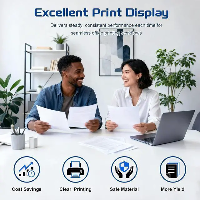 Alt view image 5 of 7 - 965XL Ink Cartridge Compatible for HP 965 XL Ink Use for OFFICEJET | PRO 9010 9012 9016 9018 9019 9020 9026 9028 Printers 1set