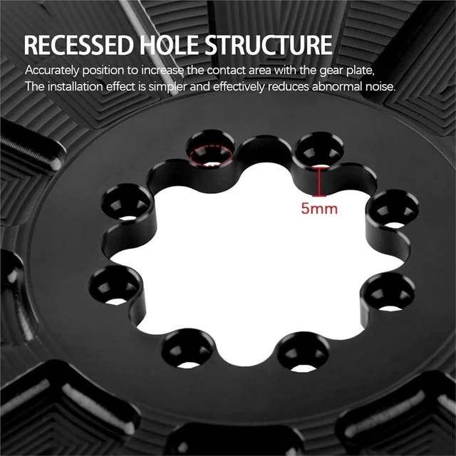 Alt view image 7 of 7 - Compatible for AXS 8-Bolt Narrow Wide Chainring | Supports 10/11/12 ordinary chain