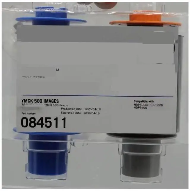 Main image of Fit for Fargo Hid hdp5000e Ribbon 084511 hdp5600 Film 084500(84511 Color Ribbon)