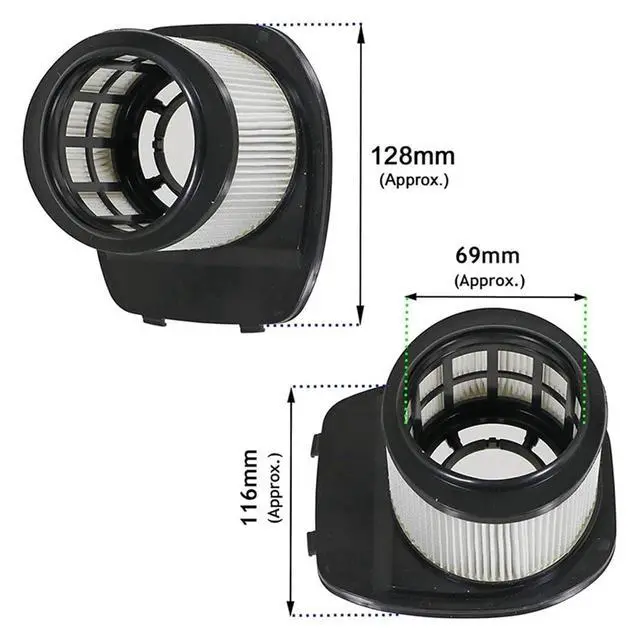 Alt view image 6 of 6 - Plastic Filter Filter Screen,Compatible with Shark IZ300 IZ300UK IZ300UKT IZ320 IZ320UK IZ320UKT,Cordless Vacuum Cleaner Spare Parts