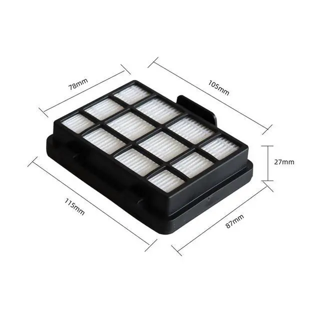 Alt view image 2 of 5 - Filter Compatible With Eureka NEN180 NEN186BL | Vacuum Cleaner Replacement Parts(4 Pack Rear Filter)
