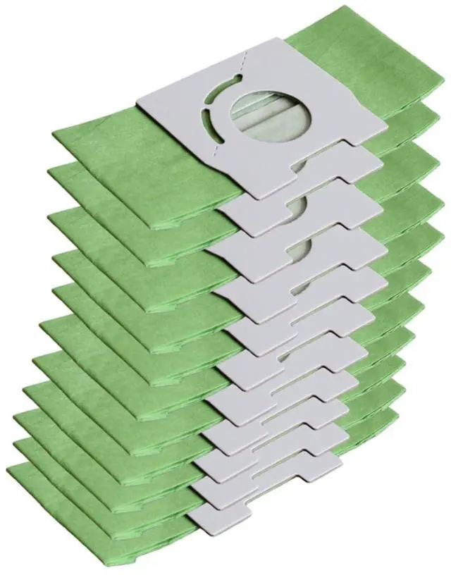 Main image of Vacuum Cleaner Accessory Washable Dust Bag. Compatible With Panasonic MC-3300R MC-3300G MC-E3300 MC-3910 MC-CG301 MC-CG323(11pcs Green)