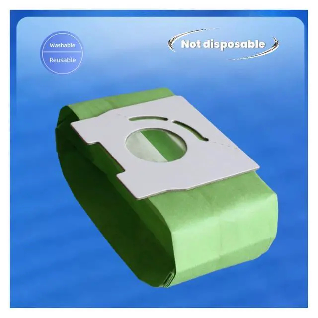 Alt view image 3 of 5 - Vacuum Cleaner Accessory Washable Dust Bag. Compatible With Panasonic MC-3300R MC-3300G MC-E3300 MC-3910 MC-CG301 MC-CG323(11pcs Green)