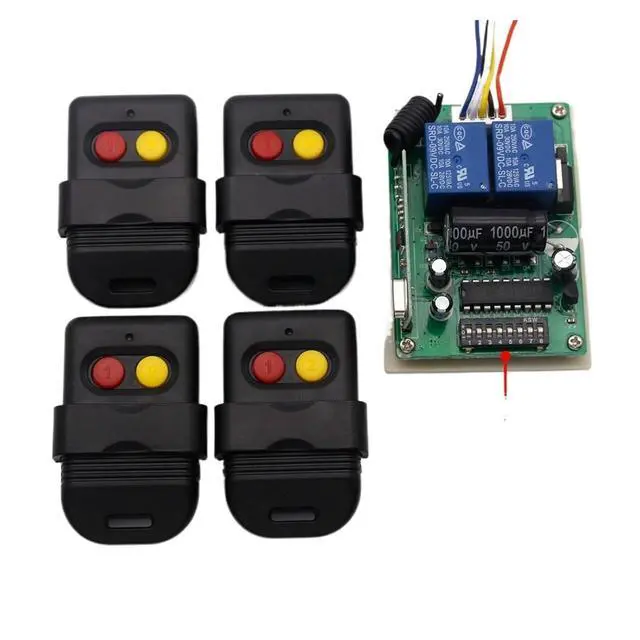 Alt view image 4 of 7 - 1PCS SMC5326P-3 SMC5326 5326 Receiving Controller Remote Control 8-bit DIP Switch Remote 433MHz 330MHz(330MHz Remote)