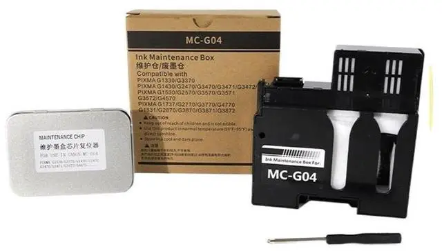 Alt view image 2 of 4 - MC-G04 G04 Maintenance Box Chip Resetter Fits for G1230 G1330 G1430 G1530 G1730 G1737 G2270 G2470 G2570 G2730 G2770 G3270 G3470(1PCS Chip Resetter)