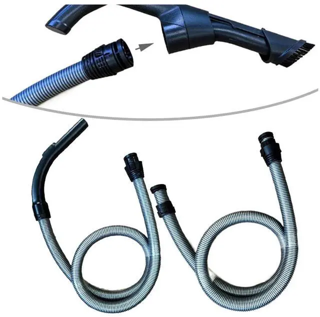 Alt view image 4 of 5 - Compatible For Miele,C1 C2 C3 & S Series Vacuum Cleaner 360° Swivel 38mm Pipe Hose Cleaning Parts 2m Pipe Hose With Wand Handle(Hose with Handle)