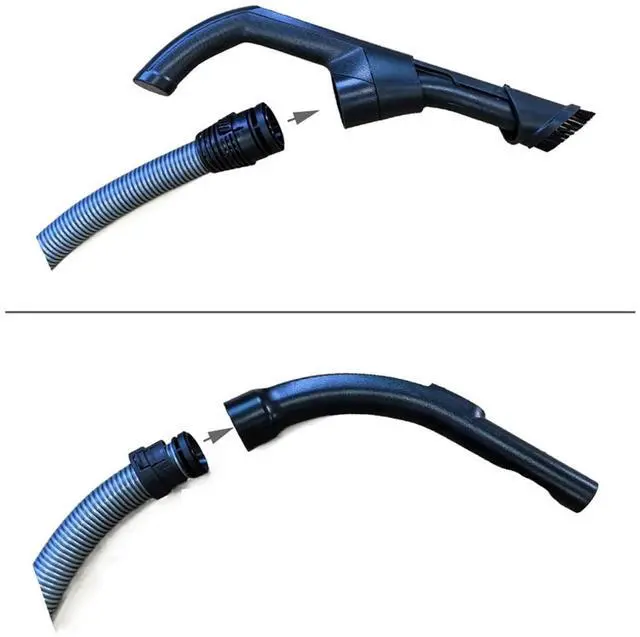 Alt view image 5 of 5 - Compatible For Miele,C1 C2 C3 & S Series Vacuum Cleaner 360° Swivel 38mm Pipe Hose Cleaning Parts 2m Pipe Hose With Wand Handle(Hose with Handle)