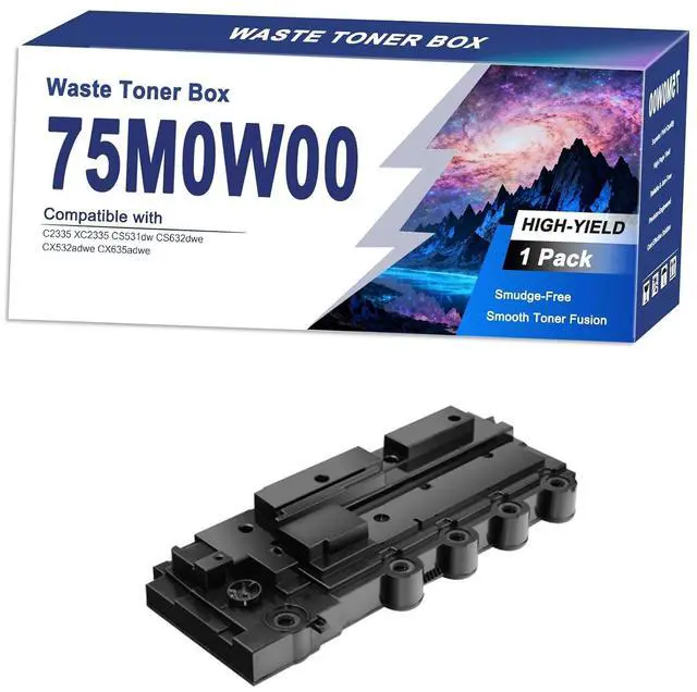 Main image of 75M0W00 Toner Collection Unit Compatible for Lexmark | for C2335 XC2335 CS531dw CS632dwe CX532adwe CX635adwe Printers,Leak-Proof Design 1set