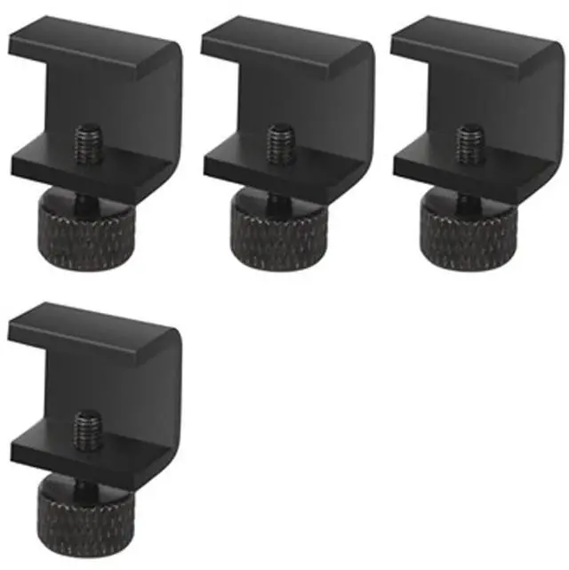 Main image of for Creality Ender 3 Glass Bed Clips 3D Printer Bed Clips 4PCS Strong&Flexible for Ender 3 S1/ pro/ V2/ 5/CR-10 Reliable(Black-4pcs)