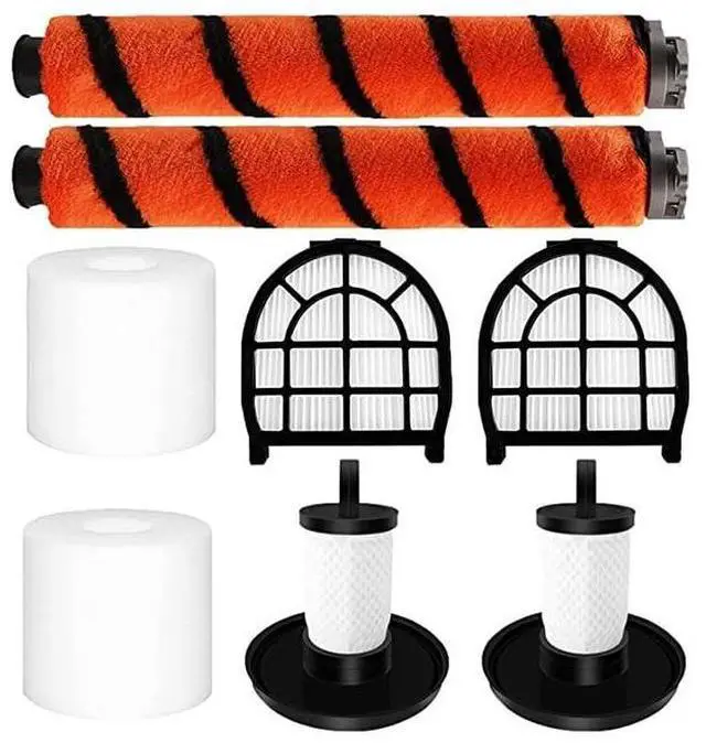 Main image of Replacement Parts Kit Compatible with Shark LZ600 LZ601 LZ602 LZ602C Vacuum Cleaner Soft Brush Pre-Motor Filter Post-Motor Hepa Foam Filters(8pcs)