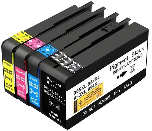 Main image of 1~5set 953XL 952XL 954XL Ink Cartridge Compatible for HP Officejet Pro 7720 7730 7740 8210 8218 8710 8715 8718 8720 8730 8740(4Color 1set)