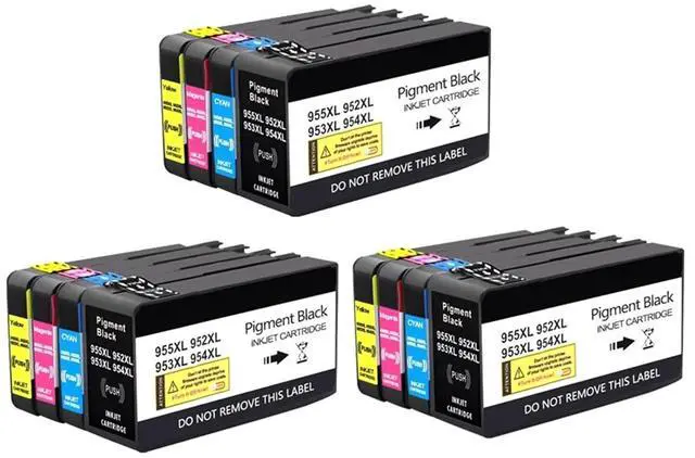 Main image of 1~5set 953XL 952XL 954XL Ink Cartridge Compatible for HP Officejet Pro 7720 7730 7740 8210 8218 8710 8715 8718 8720 8730 8740(4Color 3set)