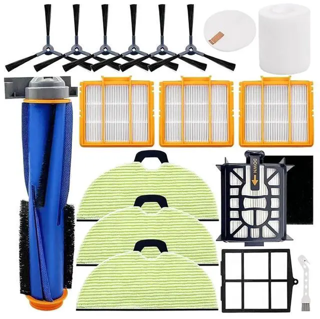 Main image of Replacement parts compatible for Shark AV2610WA RV2610WA Matrix Plus 2-in-1 robot vacuum cleaner main side brush filter mop (total of 17 pieces)