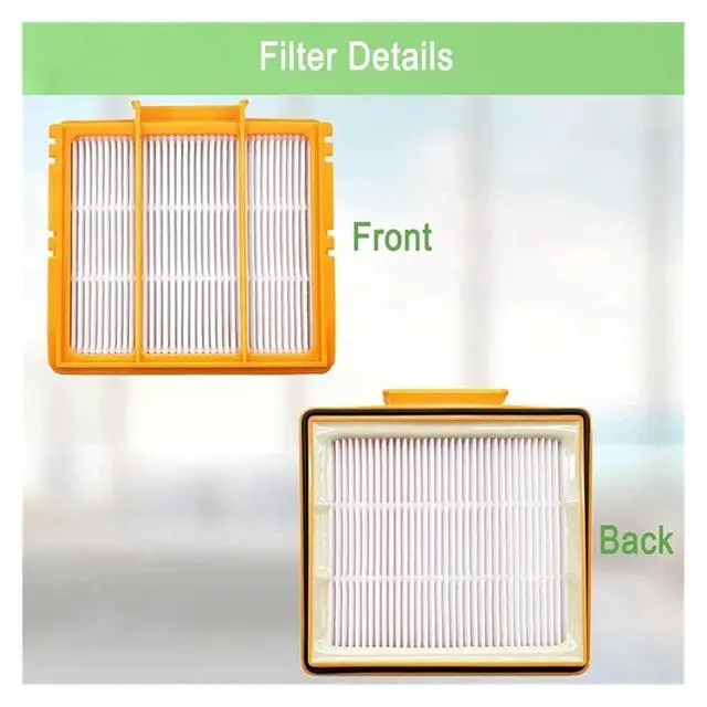 Alt view image 4 of 6 - Replacement parts compatible for Shark AV2610WA RV2610WA Matrix Plus 2-in-1 robot vacuum cleaner main side brush filter mop (total of 17 pieces)