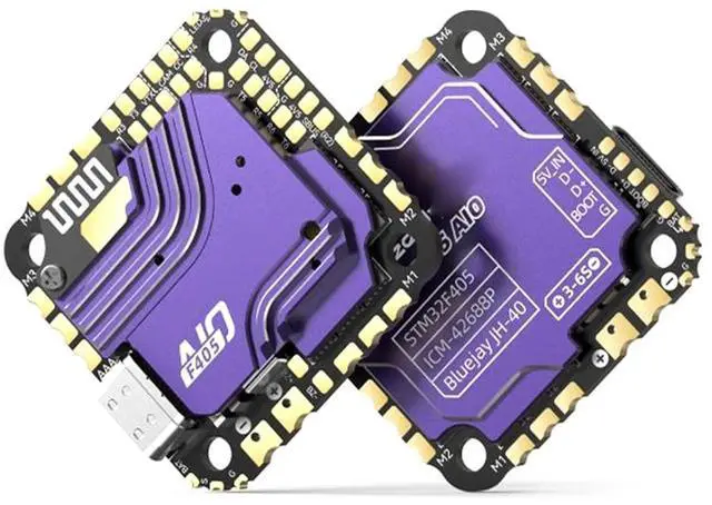 Alt view image 5 of 7 - Professional F405 40A 25.5x25.5 3-6S Flight Controller For Link/Caddx Vista FPV Accessories Integrated Flight Controller