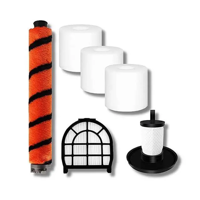 Main image of Replacement Parts Kit Compatible with Shark LZ600 LZ601 LZ602 LZ602C Vacuum Cleaner Soft Brush Pre-Motor Filter Post-Motor Hepa Foam Filters(6pcs-01)