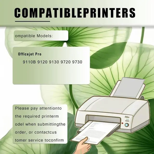 Alt view image 2 of 7 - 938XL Compatible Ink Cartridge Replacement for HP 938 | for HP OfficeJet Pro 9110B 9120 9130 9720 9730