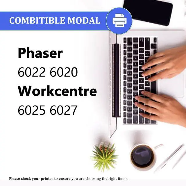 Alt view image 2 of 7 - 6022 6027 Toner Cartridges Compatible for Xerox 106R02759 106R02756 106R02757 106R02758, Work for Phaser 6022 6020 Workcentre 6025 6027 Printers, 1 Set
