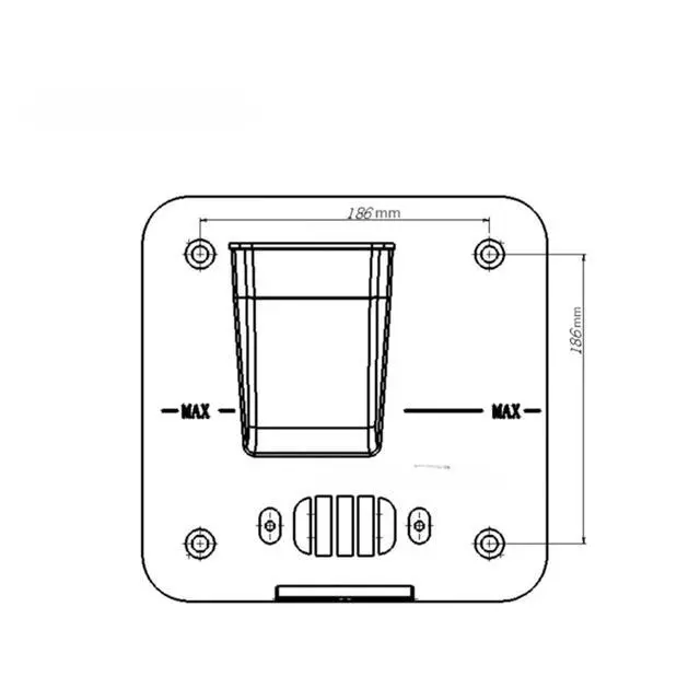 Alt view image 6 of 6 - Ice Cream Machine Parts Discharge Seat Plastic Baffle PlateCompatible for YIKAFU YKF-116 Ice Cream Machine