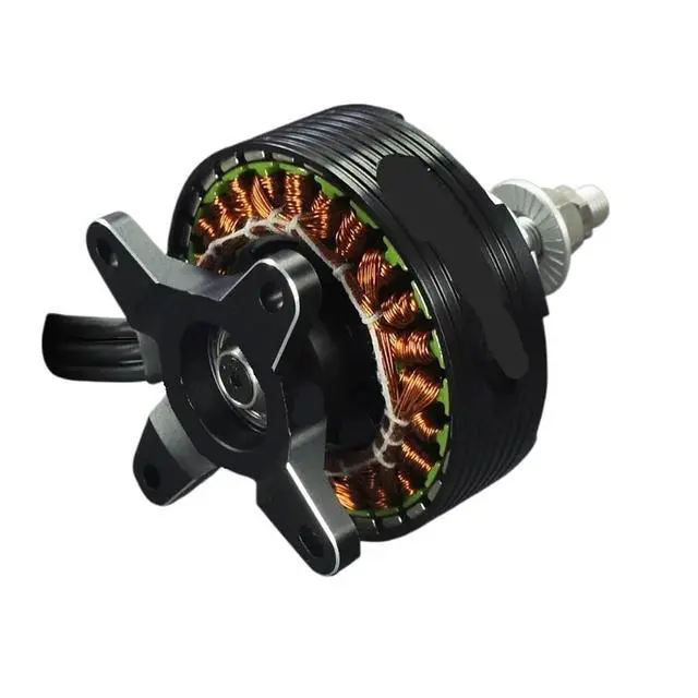 Alt view image 2 of 3 - DUALSKY GA2000R MKII 230/405/465KV Competition Edition Brushless Motor Suitable For Fixed Wing 70E Class 15-20cc Gasoline Engine(465KV)