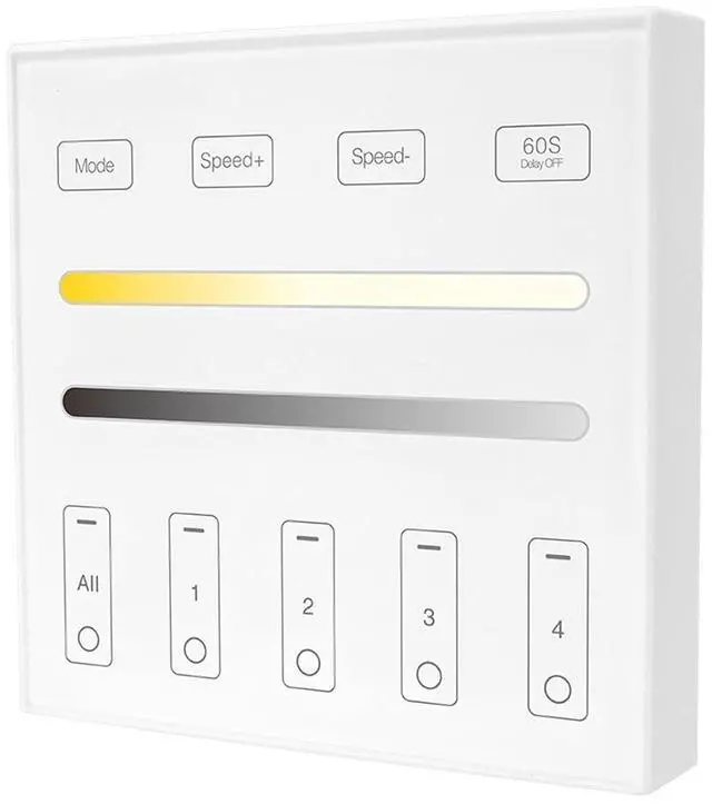 Main image of Panel Sensitive Touch Remote Control for LED Light Strip DIM CCT RGB RGBW RCT 4 Zones 30 Meters(for DIM CCT)