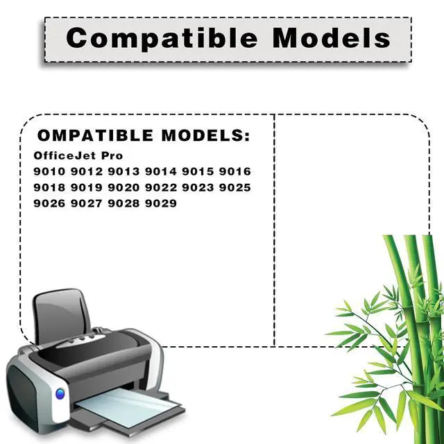 Alt view image 2 of 7 - 963XL 963 XL Compatible Ink Cartridge Replacement for HP 963 | for HP OfficeJet Pro 9010 9012 9013 9014 9015 9016 9018 9019 9020 9022 9023 9025 9026 9027 9028 9029