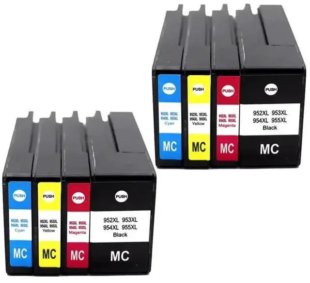 Main image of Compatible Ink Cartridge 955 954 953 952 953XL for Printer Officejet 8702 8715 8716 8717 8725 8727 8740 7740 7720 P2724dw(2 Set)