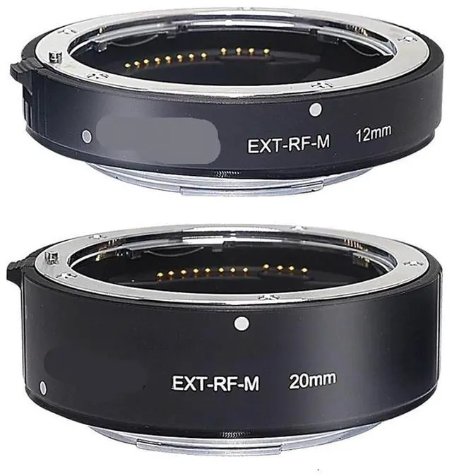 Main image of Metal Auto Macro Extension Tube Ring for Canon RF Mount EOS R100 R Ra RP R3 R5 R5c R6 R6II R7 R8 R10 R50 Camera Excellent