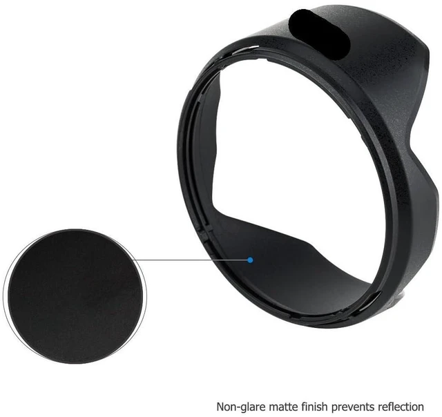 Alt view image 2 of 2 - HA007 Reversible Camera Lens Hood Compatible with for Tamron SP 24-70mm F2.8 Di VC USD Lens for Canon 1D 6D 7D 80D Excellent