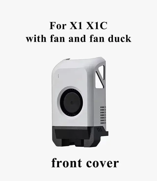 Alt view image 2 of 3 - For BambuLab Front Housing Assembly For X1/X1C/P1P/P1S Print head Part Rear Cover for Bambu P1 Accessories Hotend Mounting(For X1 Front cover)