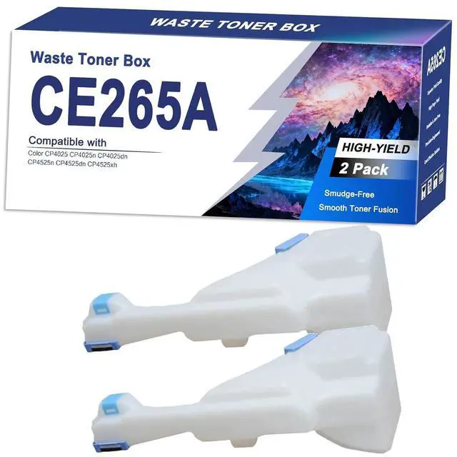 Main image of CE265A Toner Collection Unit Compatible for HP to Work for Color | CP4025 CP4025n CP4025dn CP4525n CP4525dn CP4525xh Printers,Leak-Proof Design 2sets
