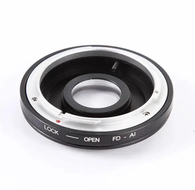 Alt view image 3 of 5 - Adapter Ring for Canon FD/FC Lens to for Nikon D810 D750 D7200 D3300 D5500 DSLR Camera Body w/Glass+len Caps Adapter Ring Excellent