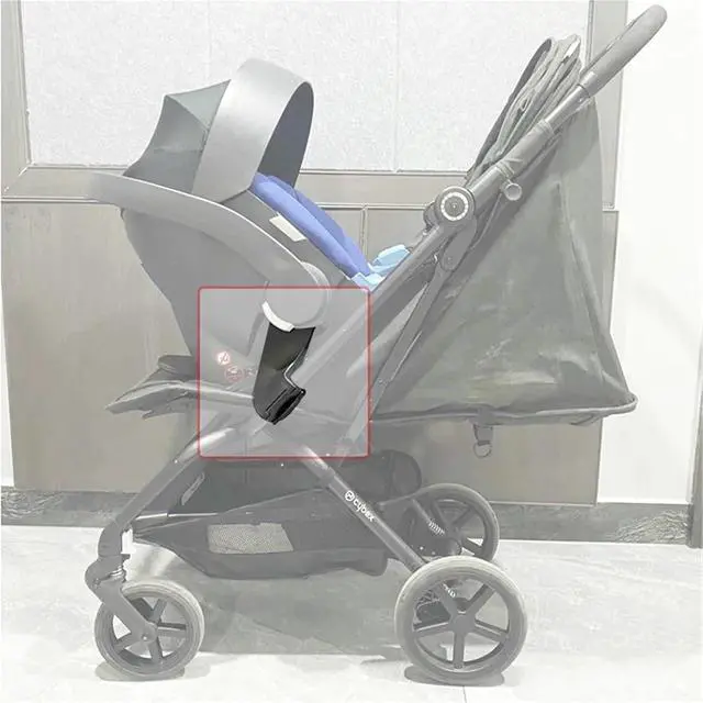 Alt view image 4 of 7 - Eezy Stroller Adapter Compatible with Cybex Eezy S Eezy S+ Eezy S+2 /Twist Buggy and Cybex Aton Cloud Q/Z Carrycot Car Seat Baby Accessories