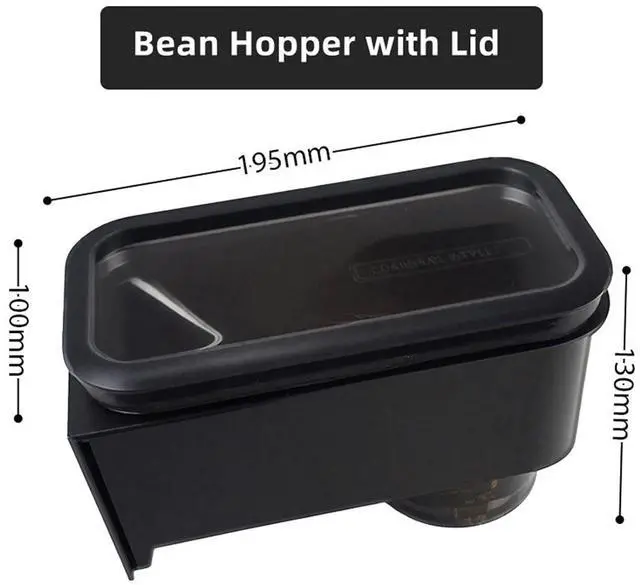 Alt view image 3 of 5 - Compatible For Ninja Luxe Cafe ES601 ES655 ES701 Coffee Bean Hopper With Lid Coffee Maker Container Replacement(ES601 655)