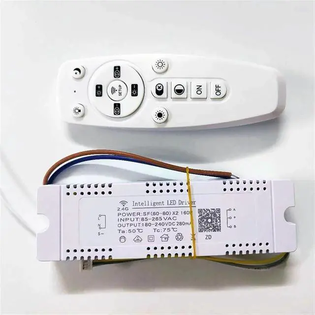 Alt view image 6 of 7 - APP Control LED Isolation Driver 2.4G Remote Intelligent LED (40-60W) X2 AC Input 85-265V for dimmable((60-80W)-2)