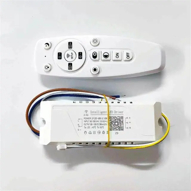 Alt view image 3 of 7 - APP Control LED Isolation Driver 2.4G Remote Intelligent LED (40-60W) X2 AC Input 85-265V for dimmable((60-80W)-2)