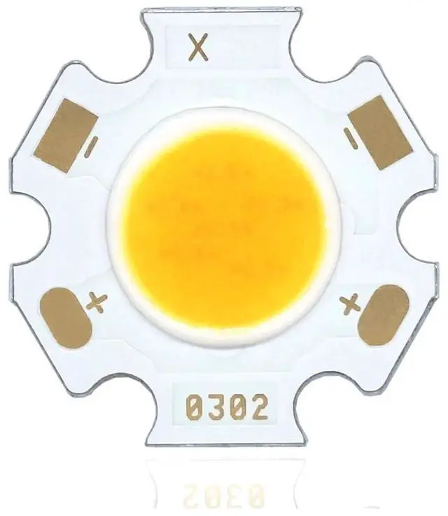 Main image of 2pcs LED Bridgelux Chip COB LED Bulb 3W 5W 7W 10W 20mm LED Source Chip High Power Diode for Tracklight Spotlight Downlight DIY(3000K,7W DC21-24V)