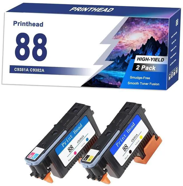 Main image of 88 C9381A C9382A Printhead Compatible Replacement for HP Printers | to Work with OfficeJet Pro L7400 L7480 L7500 L7550 L7555 L7580 L7590 L7600 L7650 L7680 L7700 L7750 Printer 1set