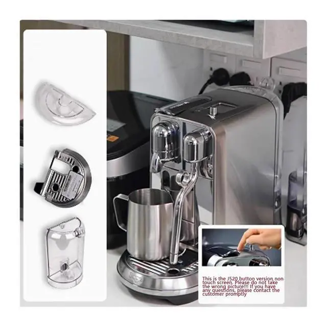 Alt view image 4 of 4 - Water Tank Lid Replacement Compatible With Nestle NESRESO Creatista Plus J520 Sage Coffee Machine, Secure Seal, Durable Material, Easy Installation(Two-in-one)