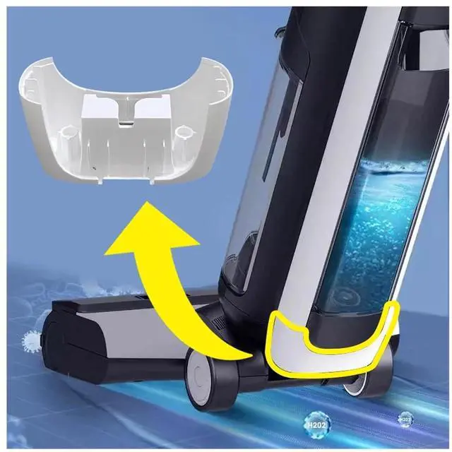 Alt view image 3 of 6 - White charging port baffle Compatible For Tineco FLOOR ONE S5 /S5 PRO 2 Decorative cover Vacuum Cleaner Accessories Parts