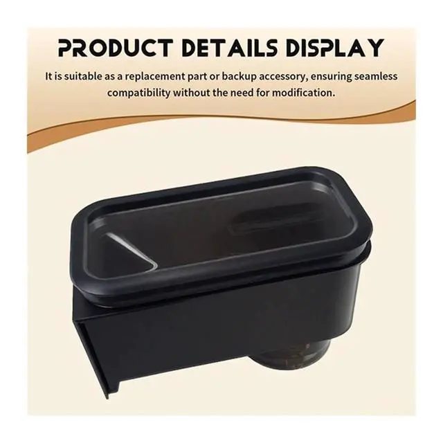 Alt view image 4 of 6 - Bean Container Coffee Bean Hopper, compatible for Ninja, ES701 Coffee Machine Replacement Parts